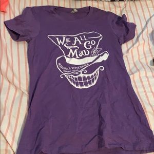 Alice in wonderland style cancer shirt